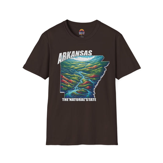 Arkansas The Natural State Graphic Tee
