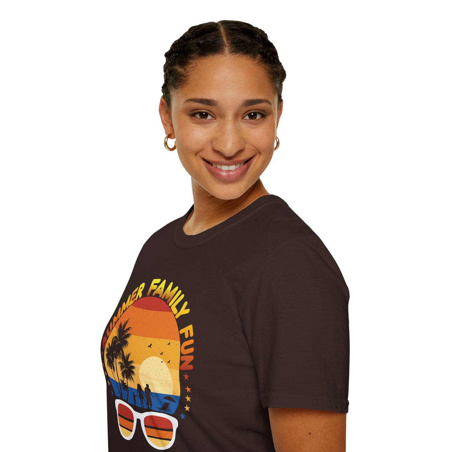 Summer Family Fun Graphic Tee Unisex Softstyle T-Shirt
