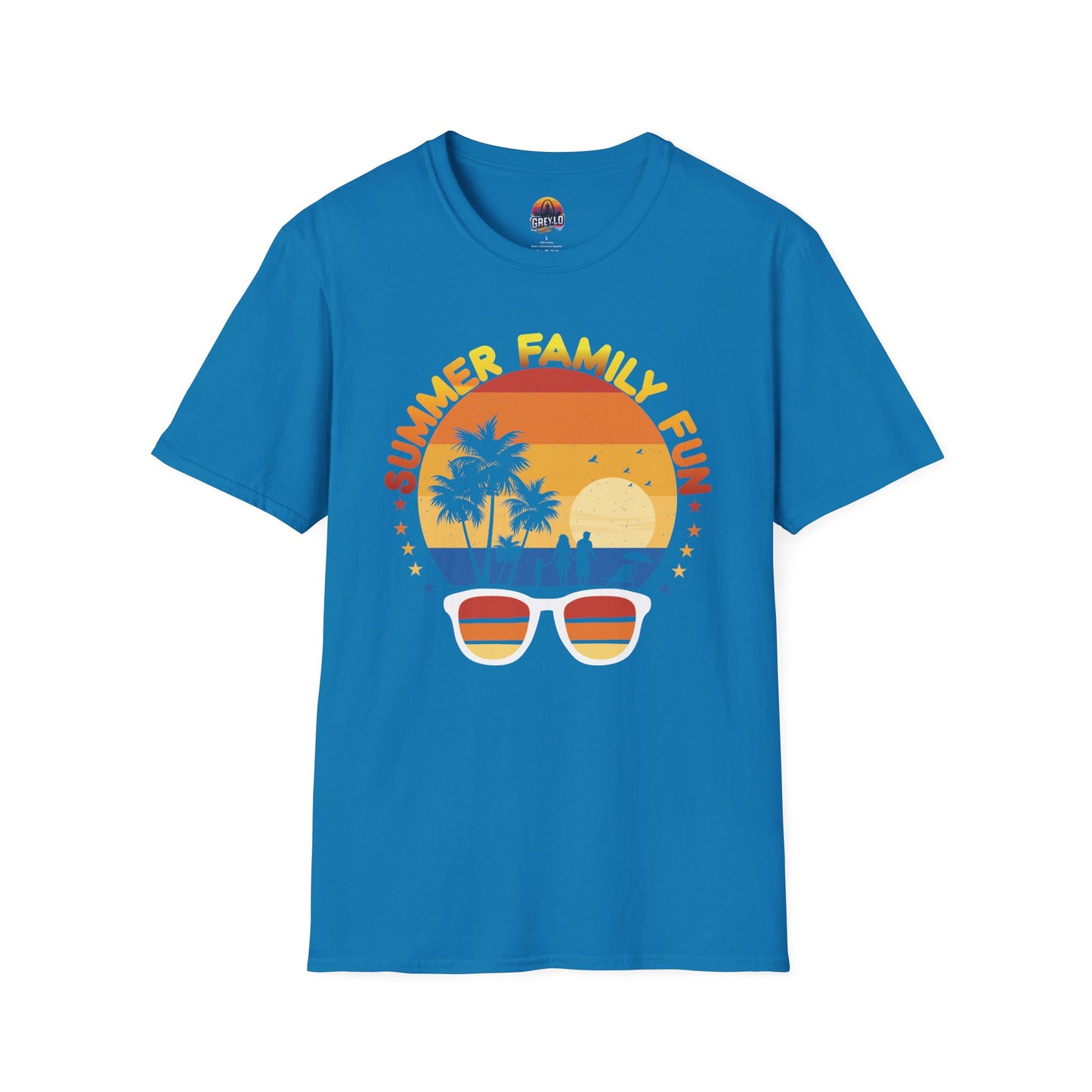 Summer Family Fun Graphic Tee Unisex Softstyle T-Shirt