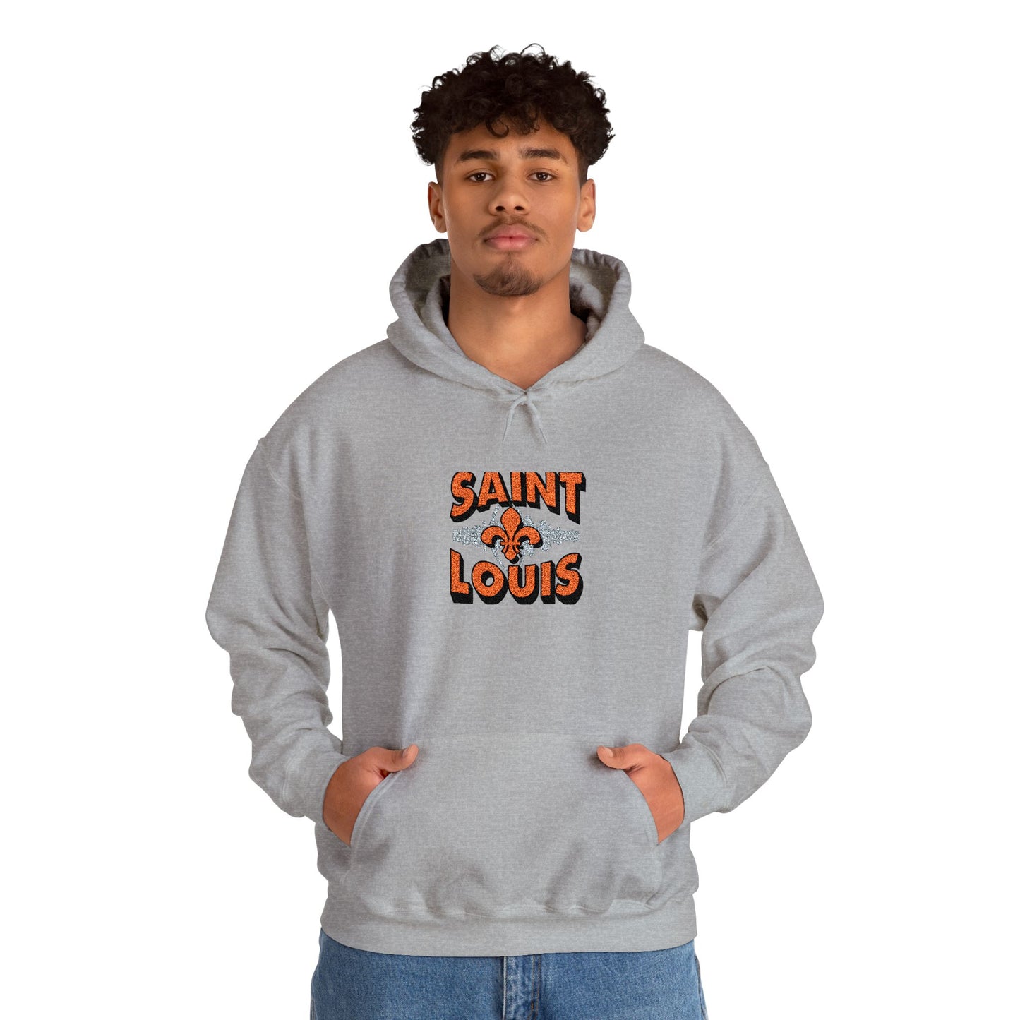 Saint Louis City Skyline Embroidered Hoodie