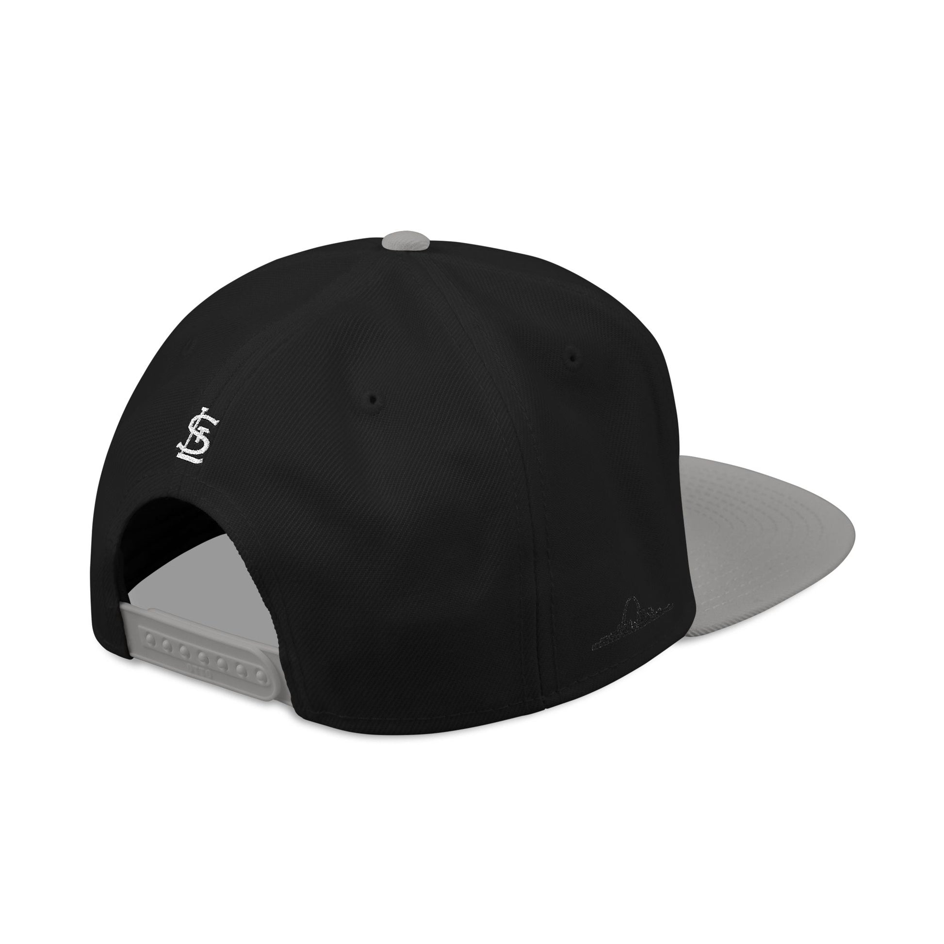 Saint Louis Flat Bill Snapback Cap with Skyline sides Printify