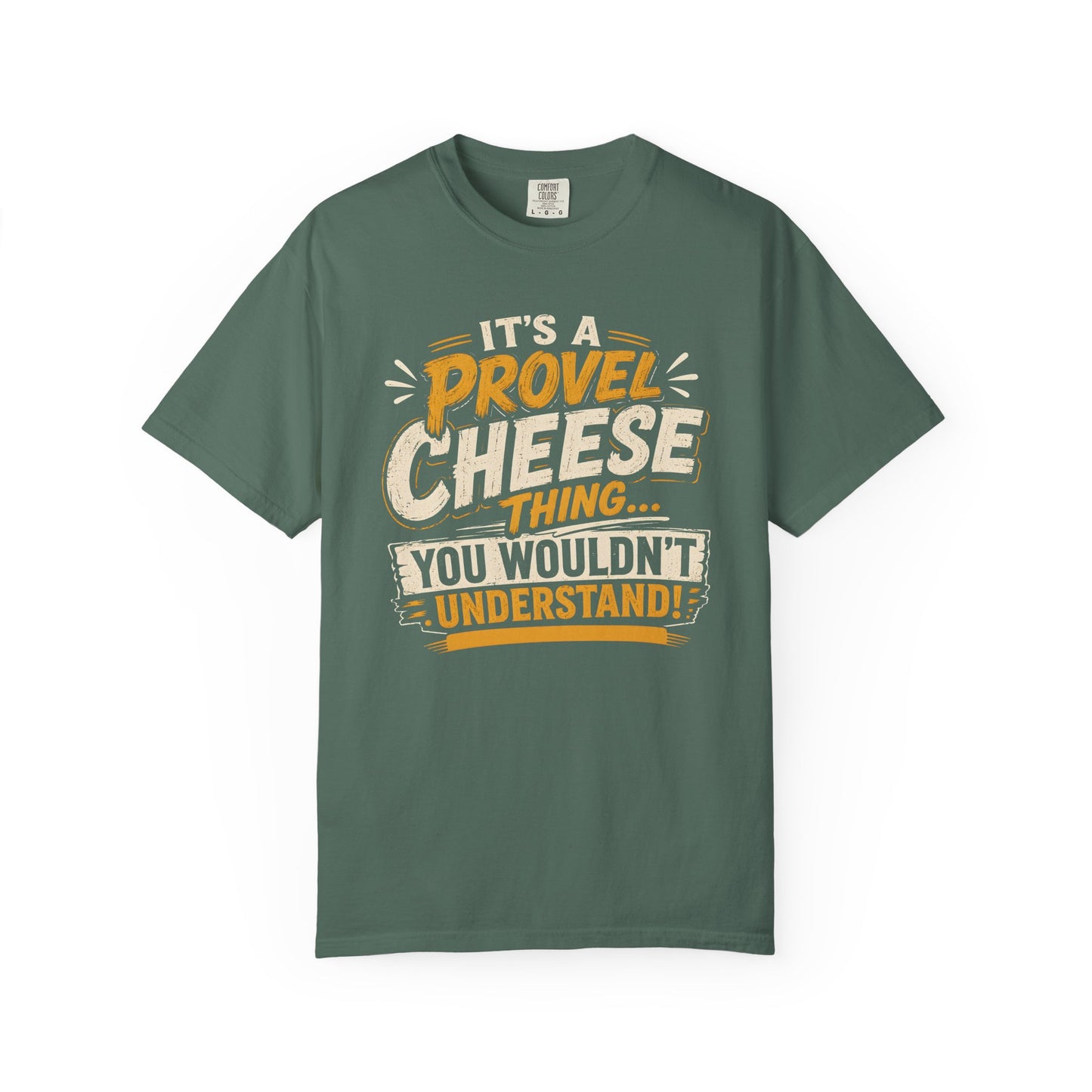 Comfort Colors Provel Cheese Shirt | St Louis Food Tee | Funny STL Provel Cheese T‑Shirt | Missouri Pride Comfort Colors Graphic Tee