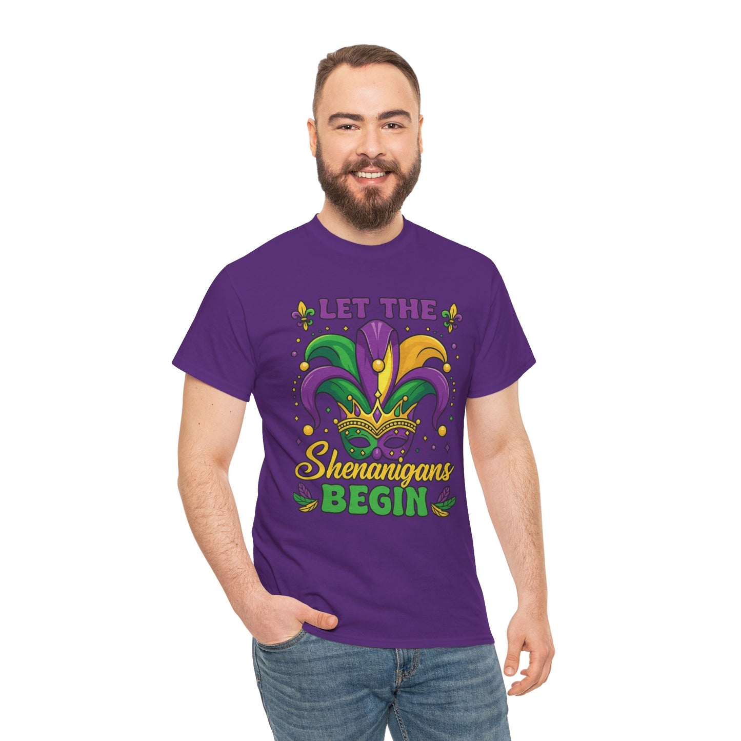 Mardi Gras 'Let The Shenanigans Begin' T-Shirt