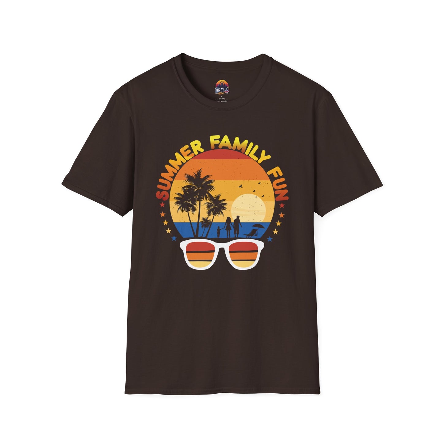 Summer Family Fun Graphic Tee Unisex Softstyle T-Shirt