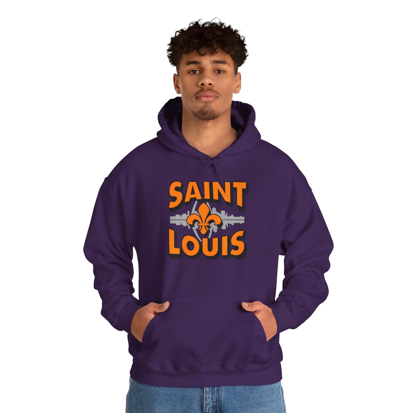 Saint Louis Graphic Hoodie — City Skyline Saint Louis Hoodie