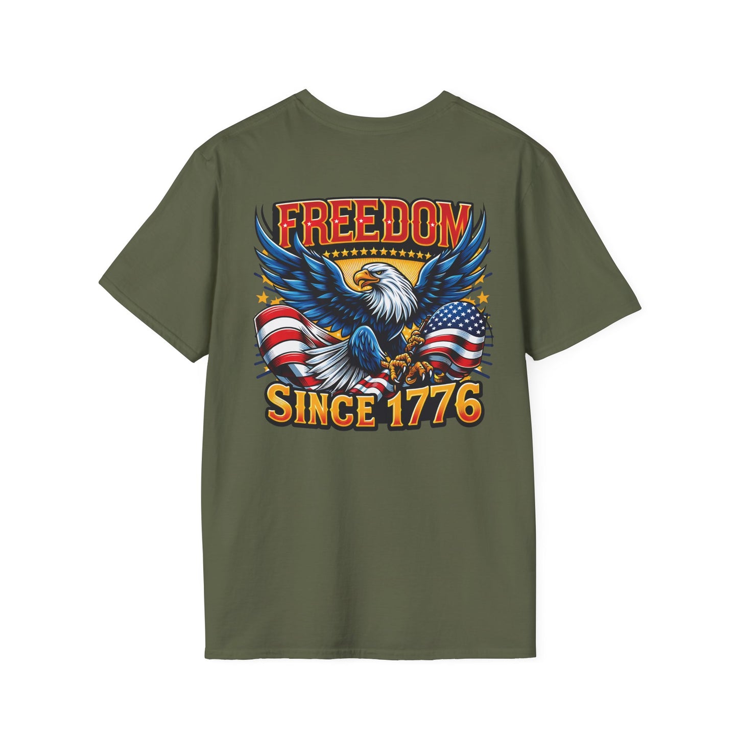Freedom Since 1776 Graphic Tee Printify