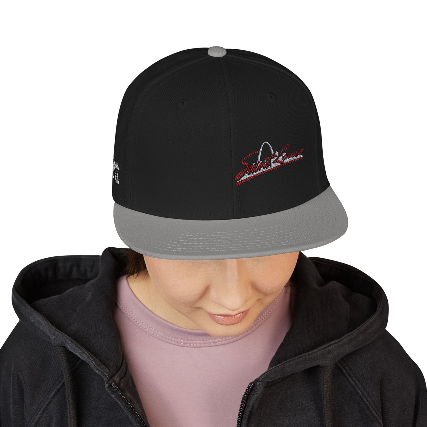 Embroidered Saint Louis Snapback Hat