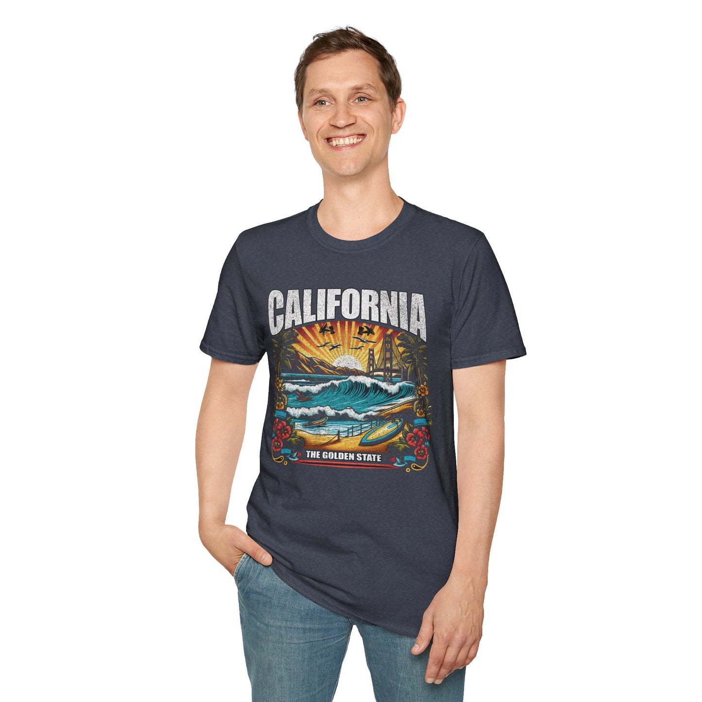 California The Golden State Graphic Tee