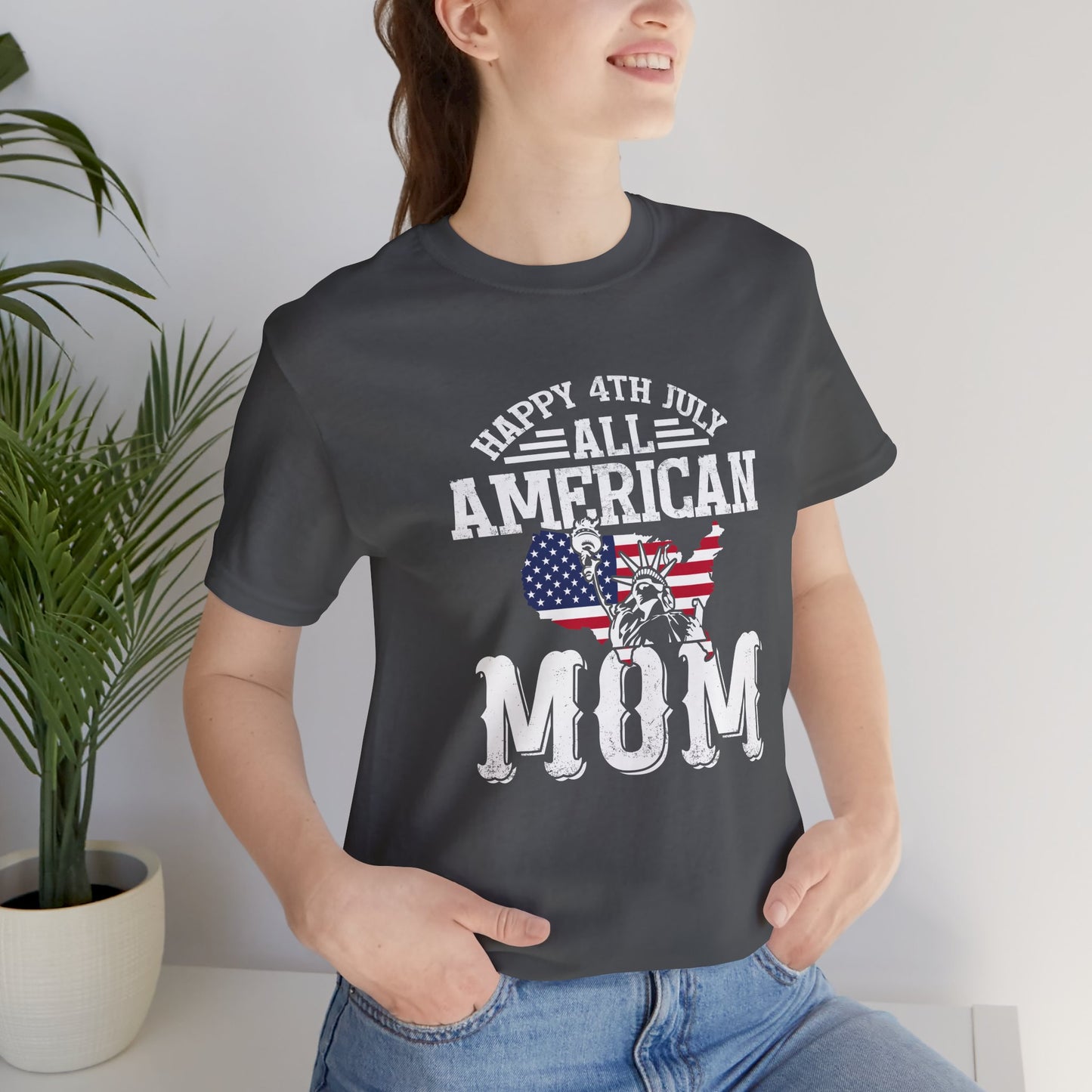 All American Mom 4th of July Tee