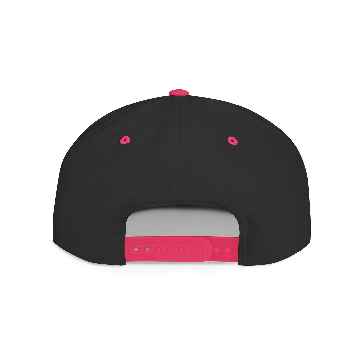 South Side Flat Bill Snapback Pink outline Printify