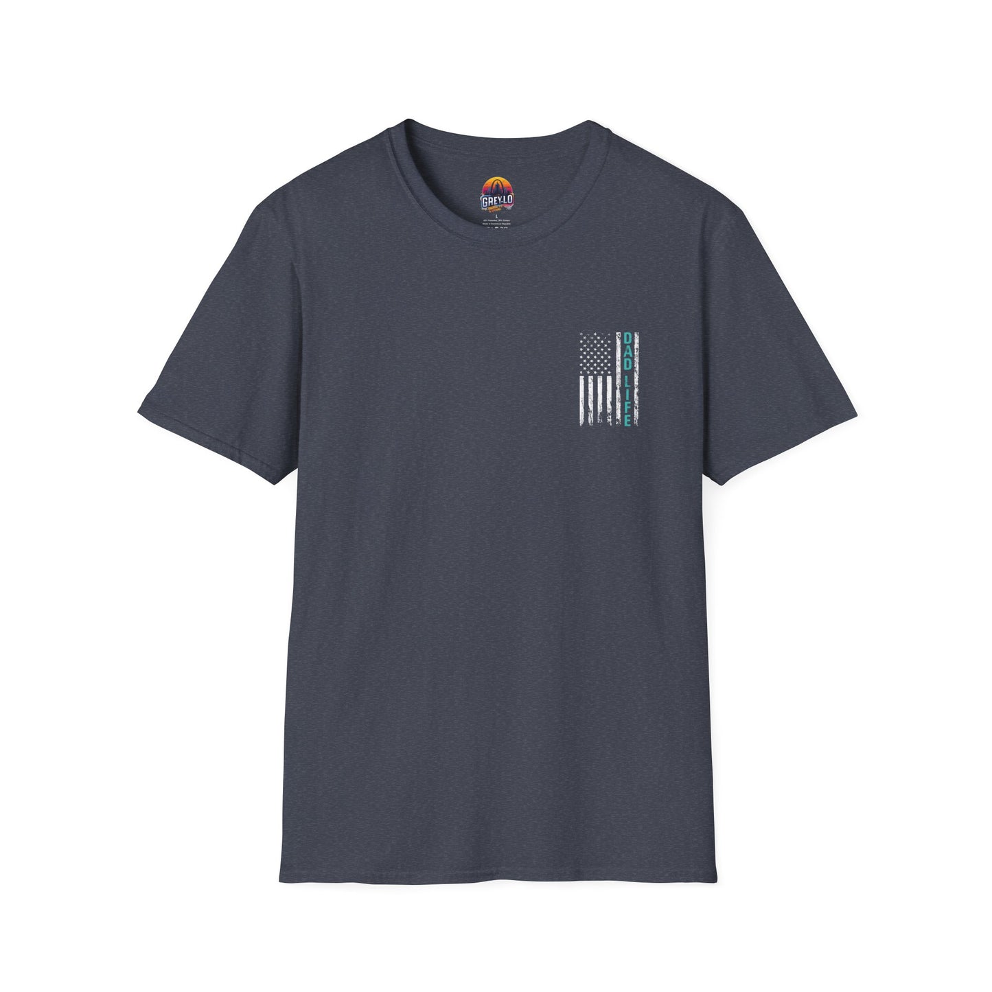 Dad Life Front and Back Graphic Tee