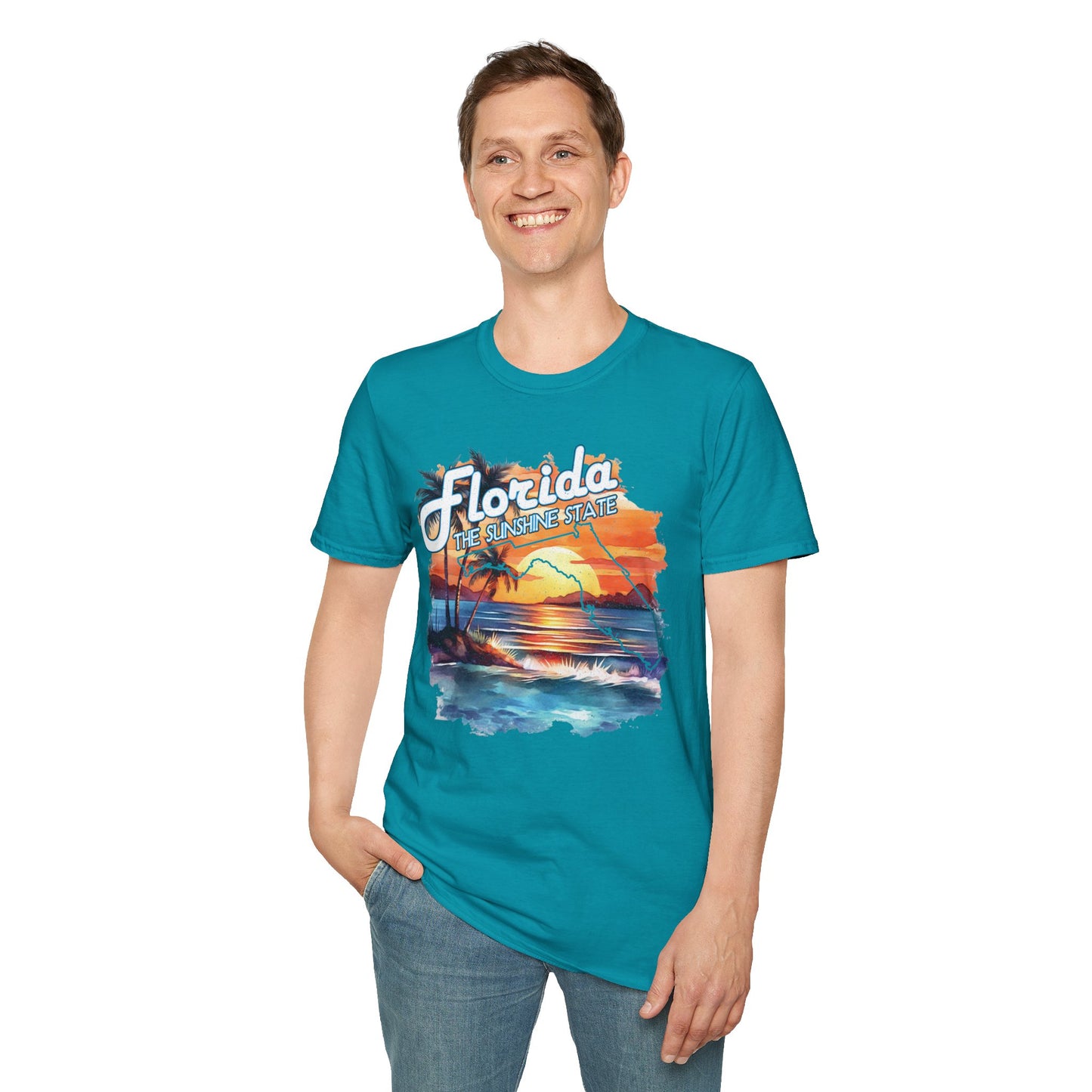 Florida Sunshine State T-Shirt - Unisex Softstyle