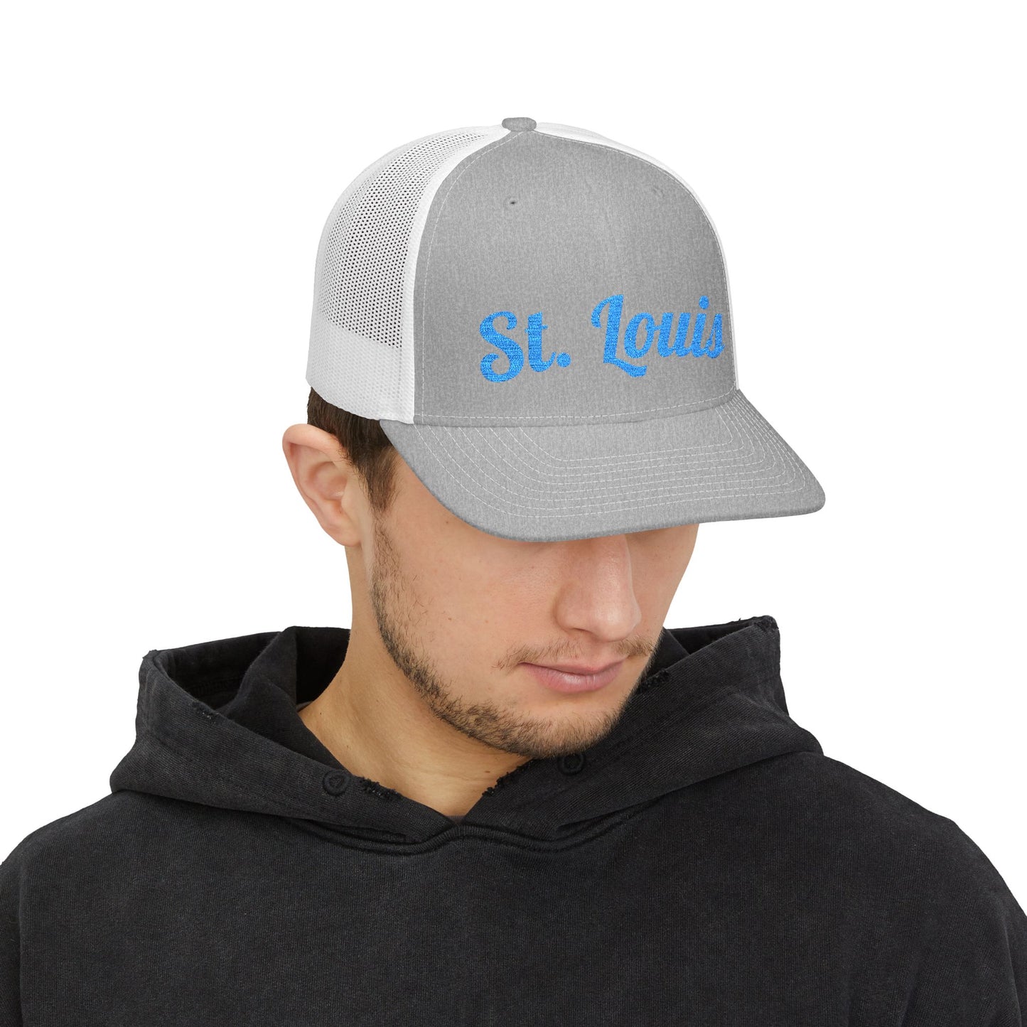 Snapback Trucker Cap- Saint Louis theme Printify