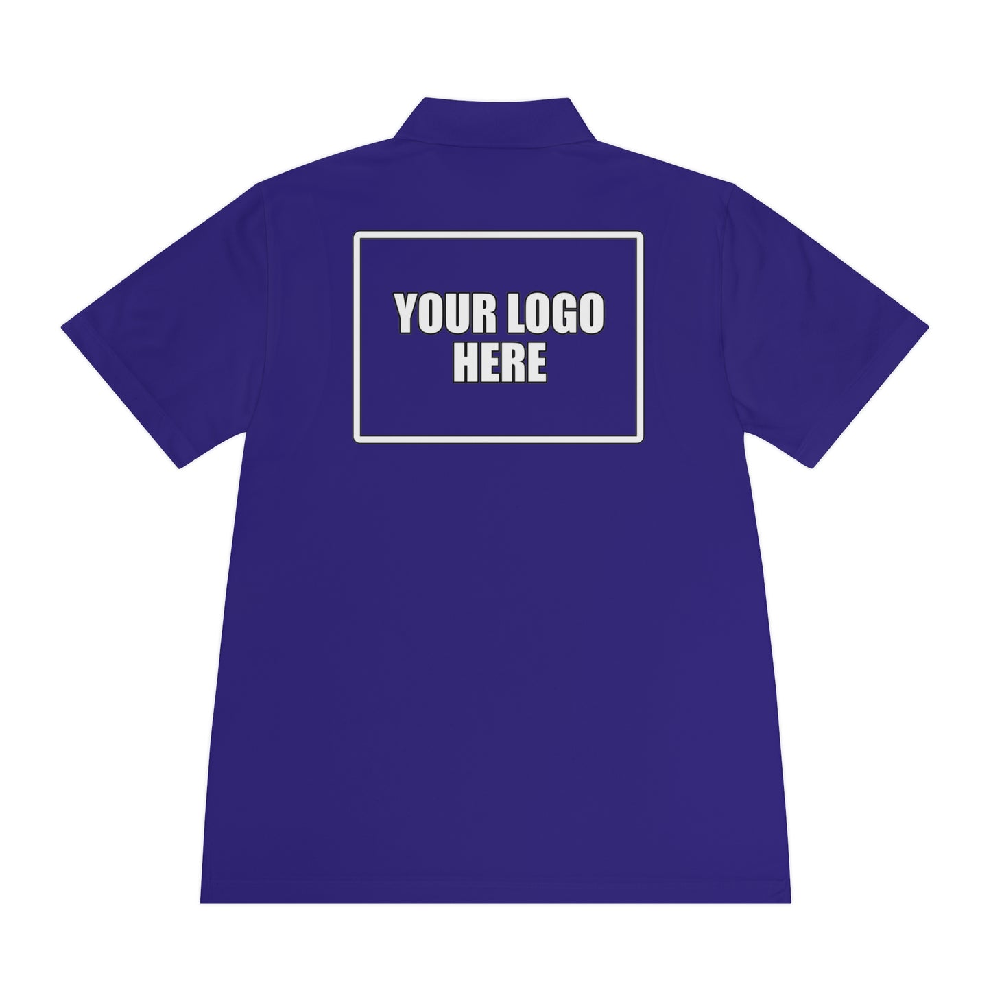 Customizable Sport Polo Work Shirt - Front & Back Logo Work Polo