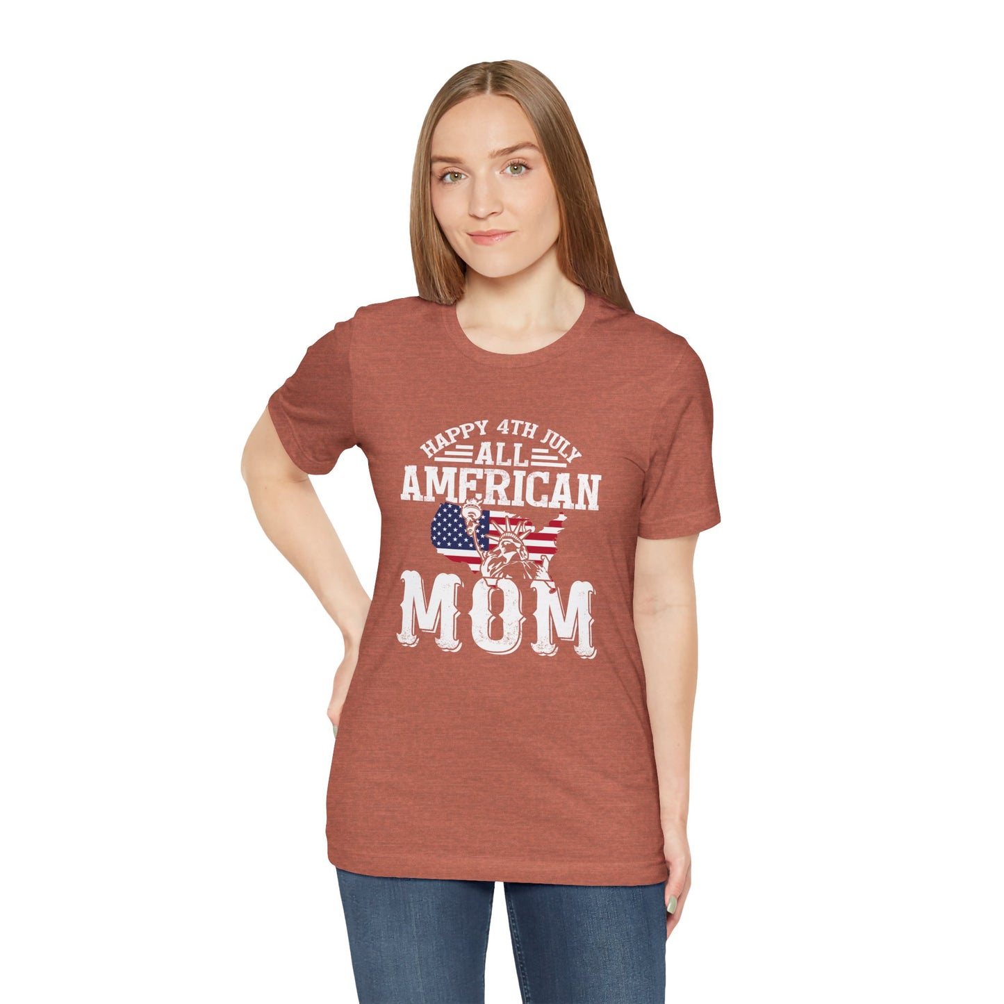 All American Mom 4th of July Tee