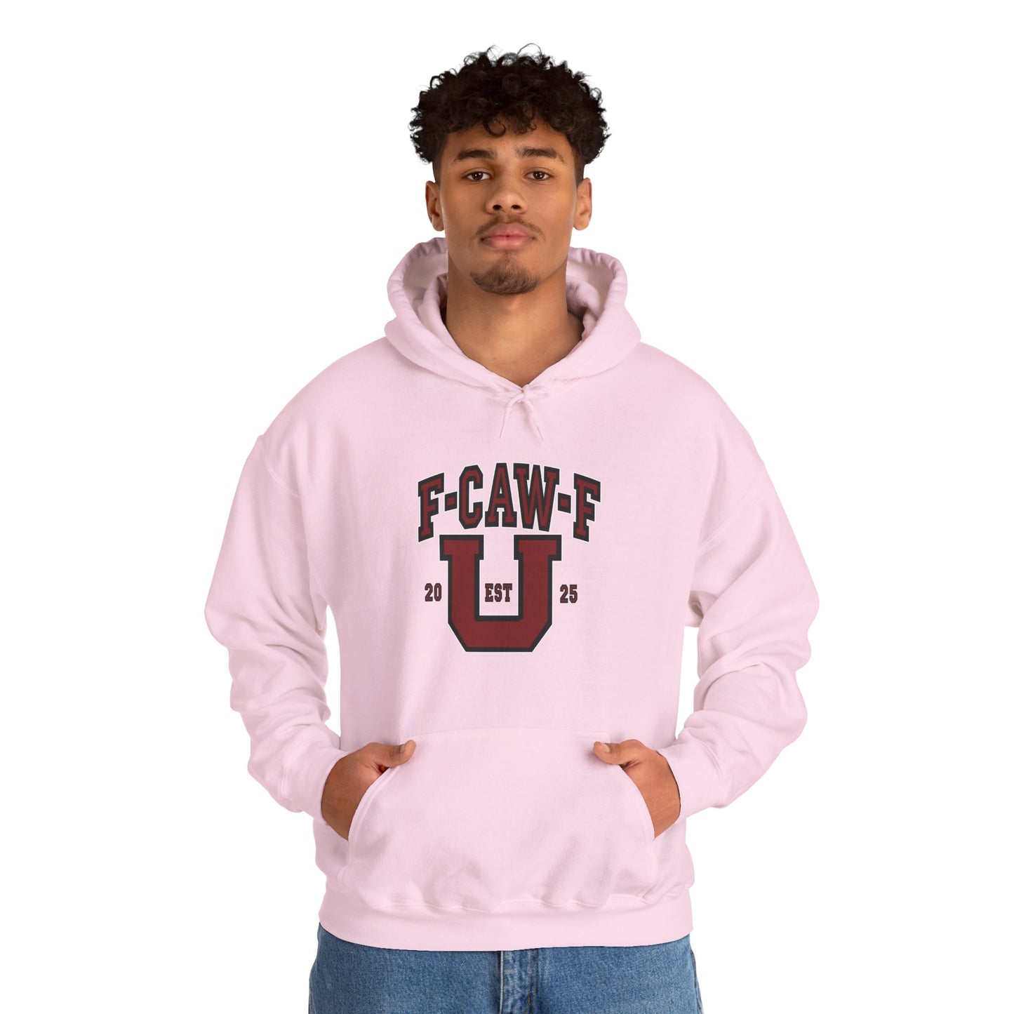 Unisex Heavy Blend™ Hooded Sweatshirt F-CAW-F U Front ChestDesign Printify