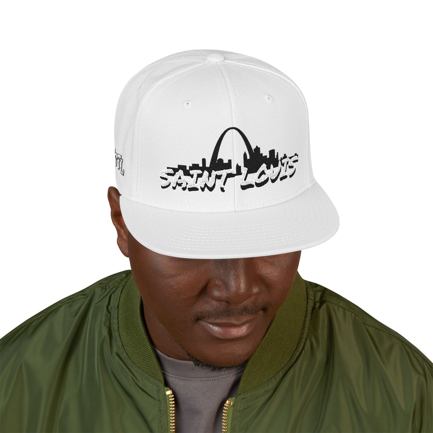 Snapback (Embroidery)-Saint Louis Logo Printify