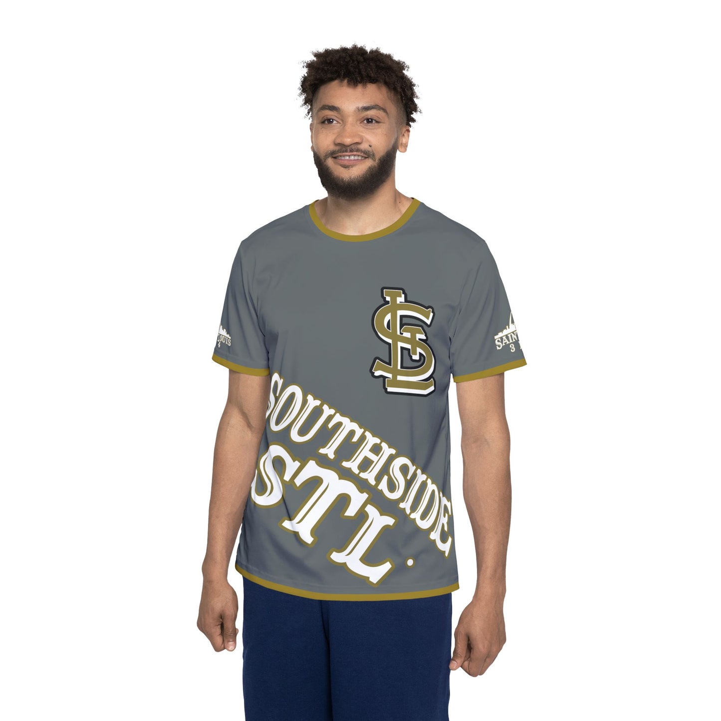 Southside STL All Over Print Sport Jersey (Dark Grey)– Gold Skyline Edition