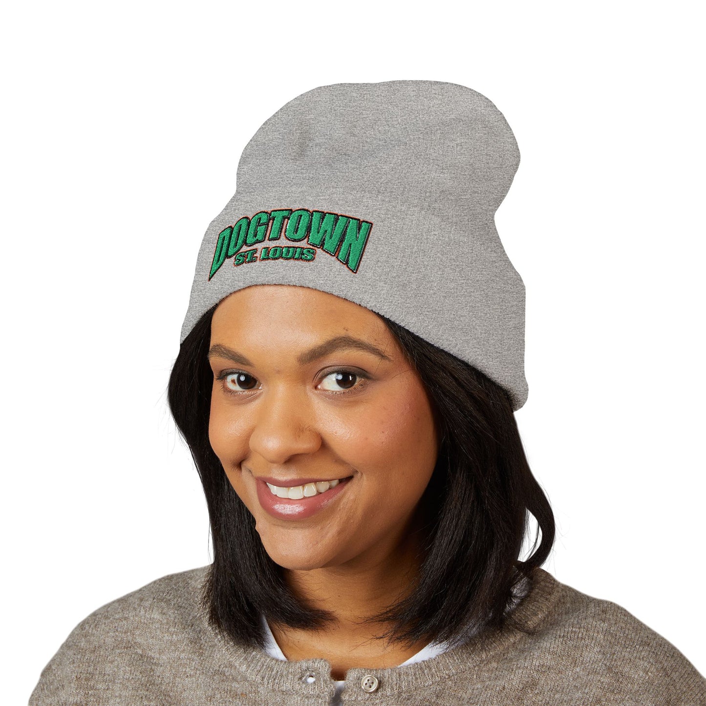 Beanie - Classic Cuffed Beanie Dogtown Saint Louis Design