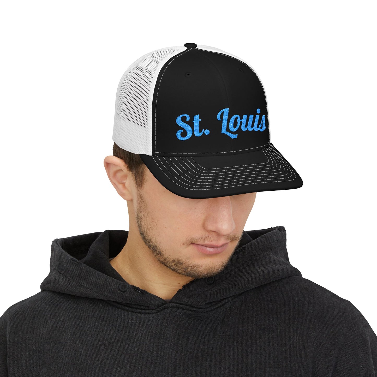 Snapback Trucker Cap- Saint Louis theme Printify