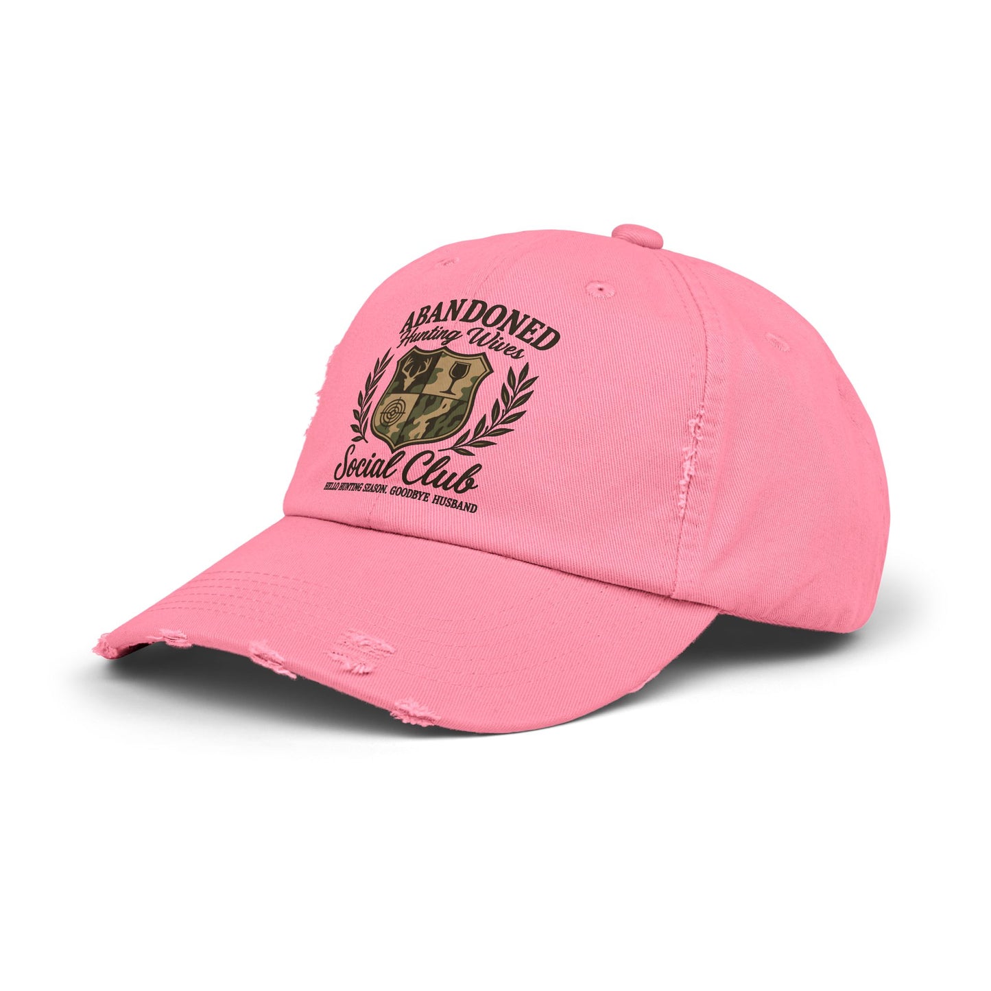 Distressed Cap - Abandoned Wives Social Club
