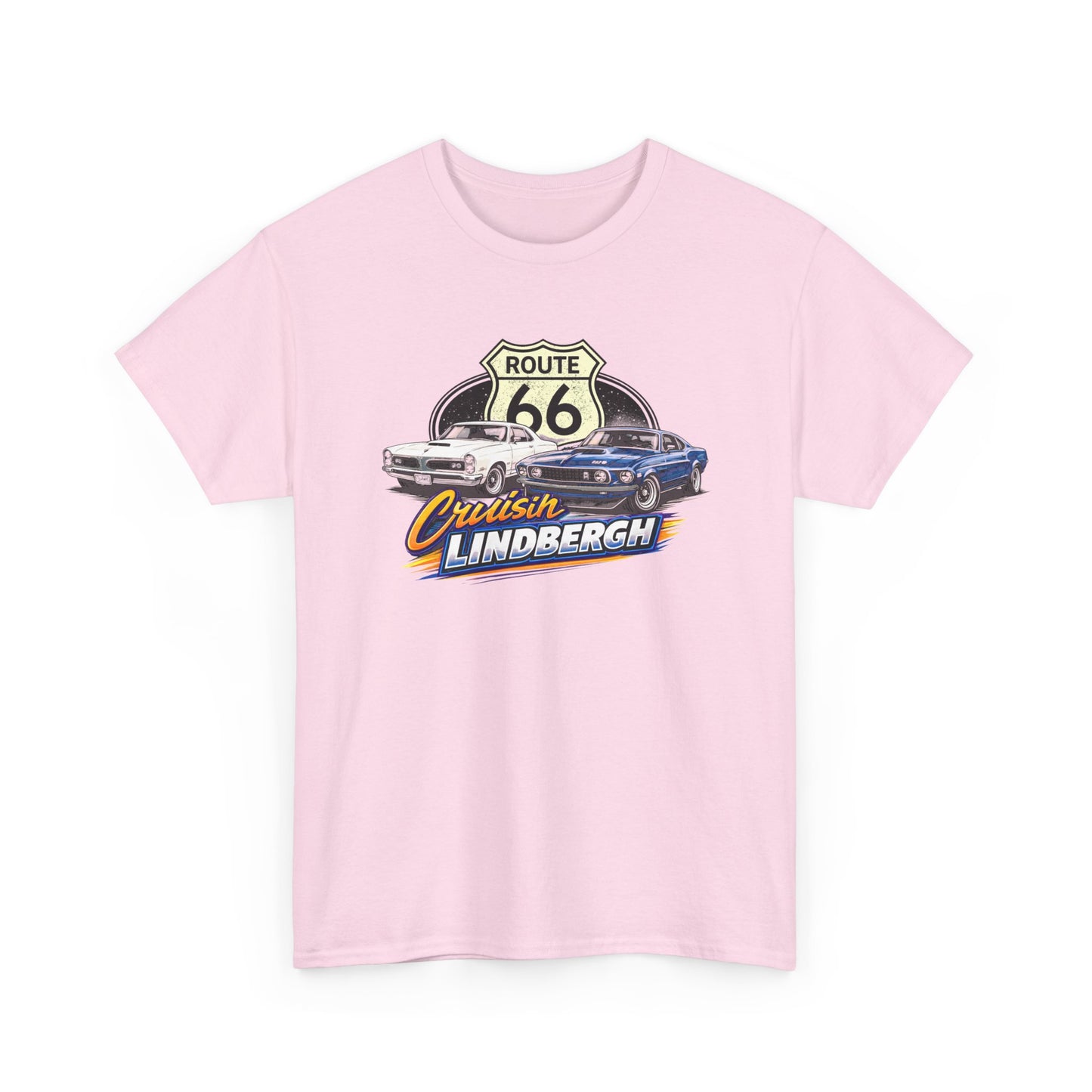 Route 66 Cruiser Tee — Classic Car "Cruising Lindbergh" T-Shirt