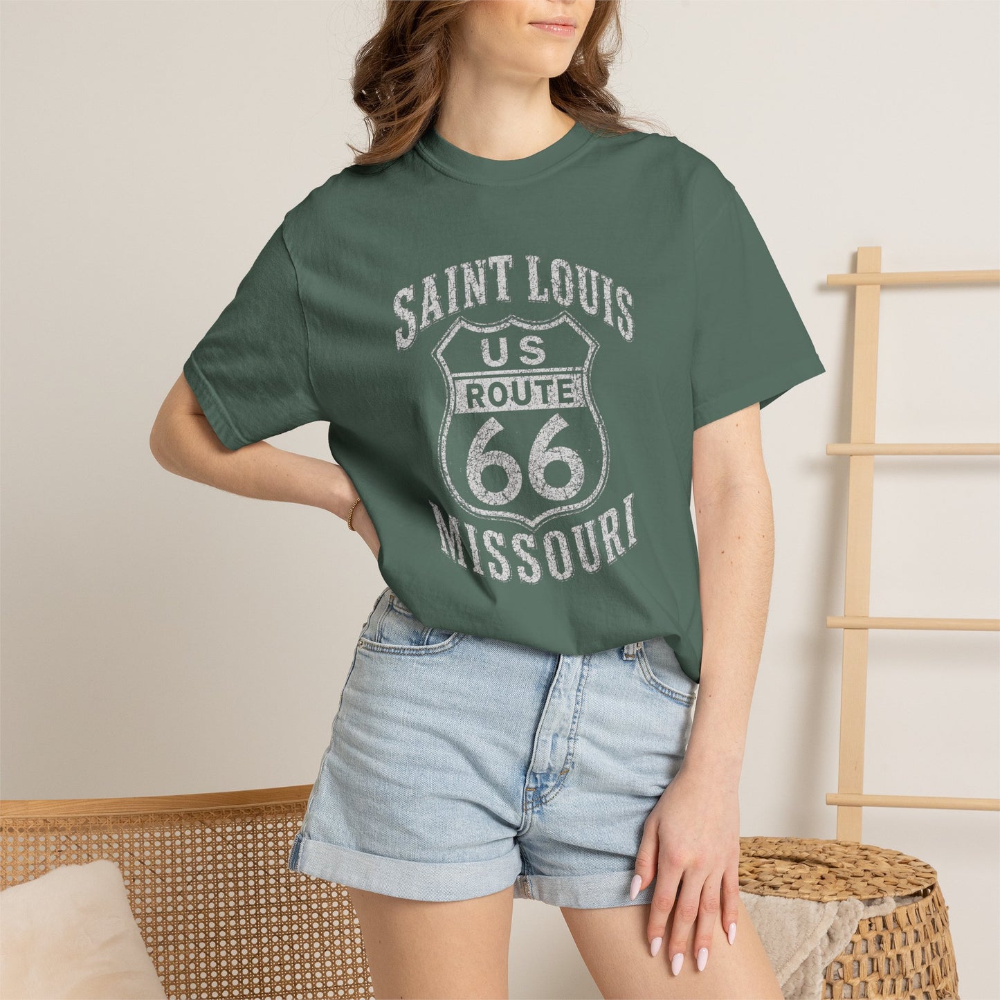Saint Louis Route 66 Missouri T-Shirt — Vintage Road Trip Tee