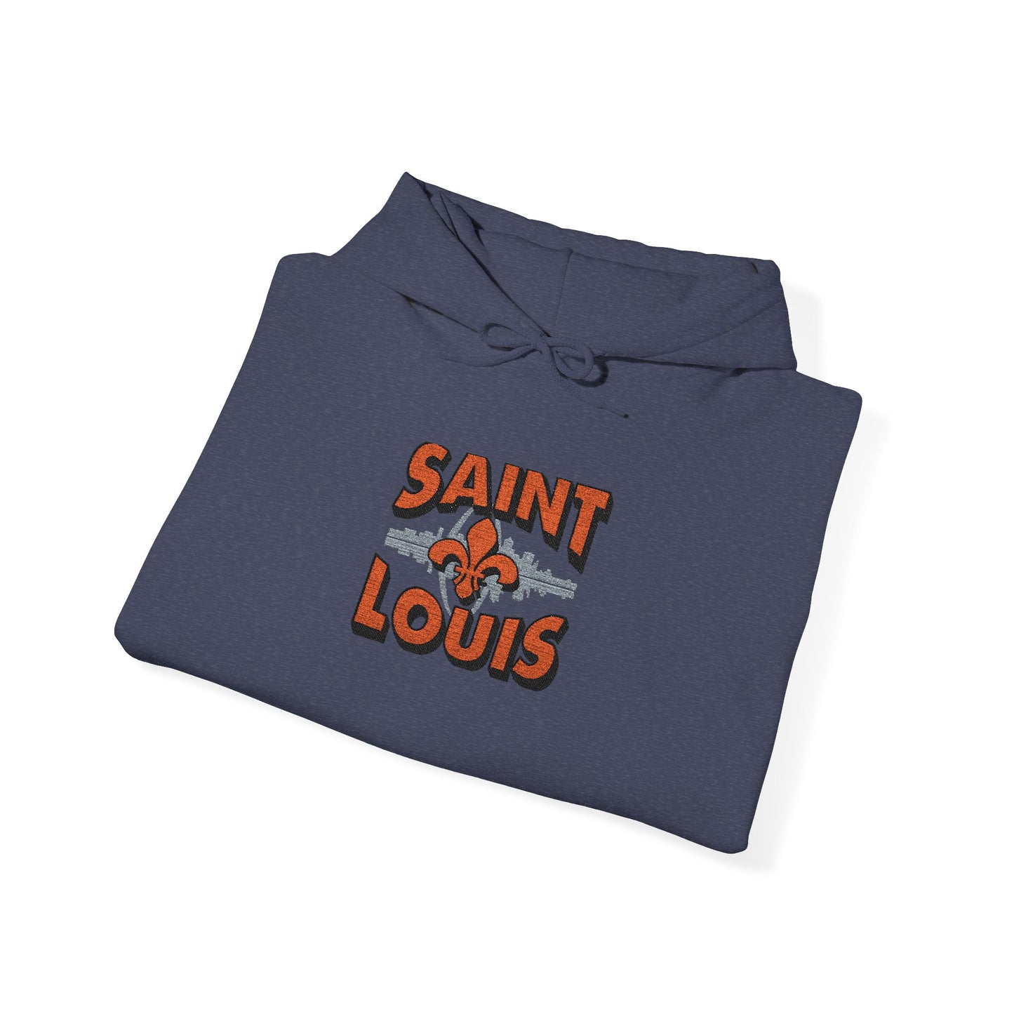 Saint Louis City Skyline Embroidered Hoodie