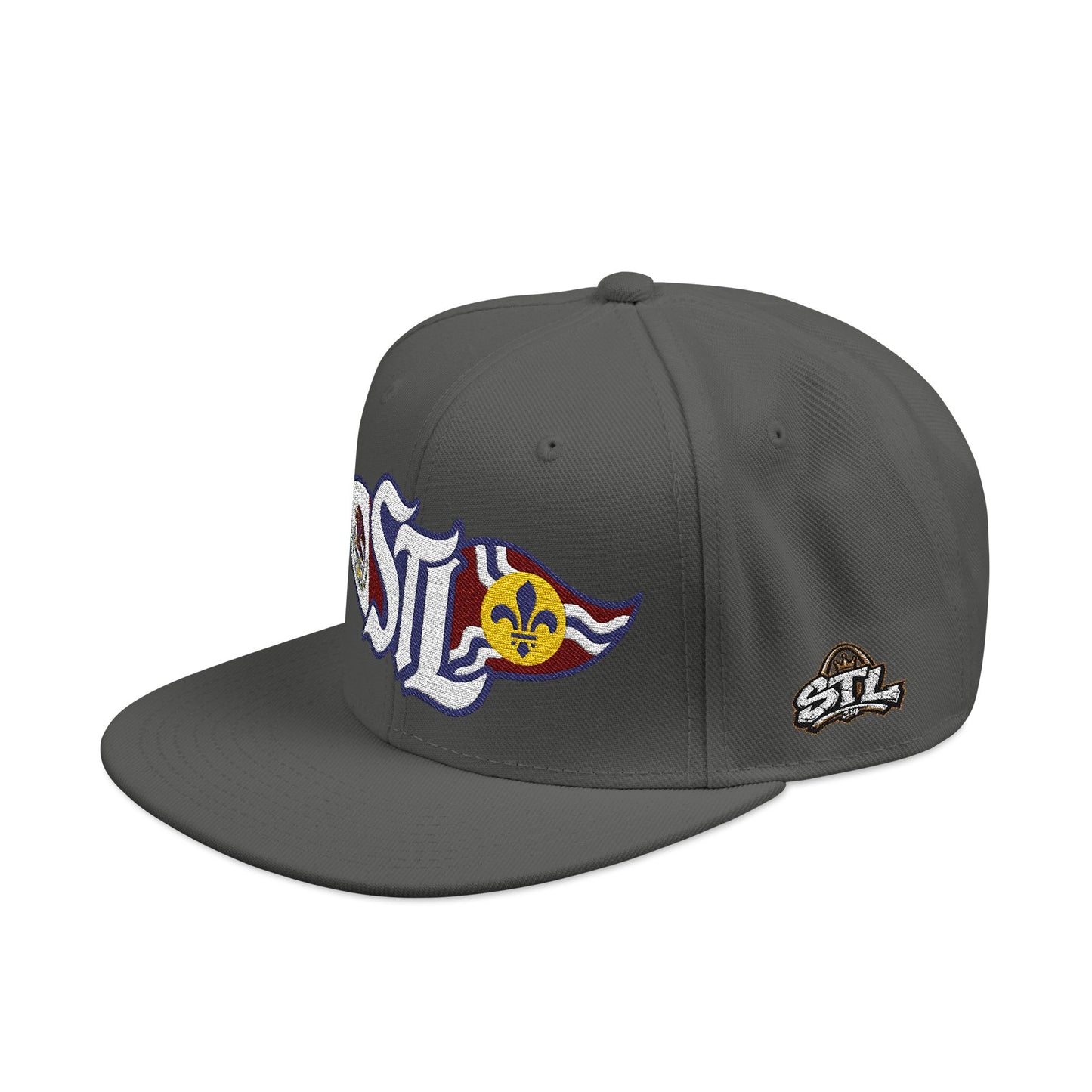 STL Logo Hat | Otto 125‑978 | Mexico Flag & St. Louis Flag | Embroidered Baseball Cap | Local Pride Apparel