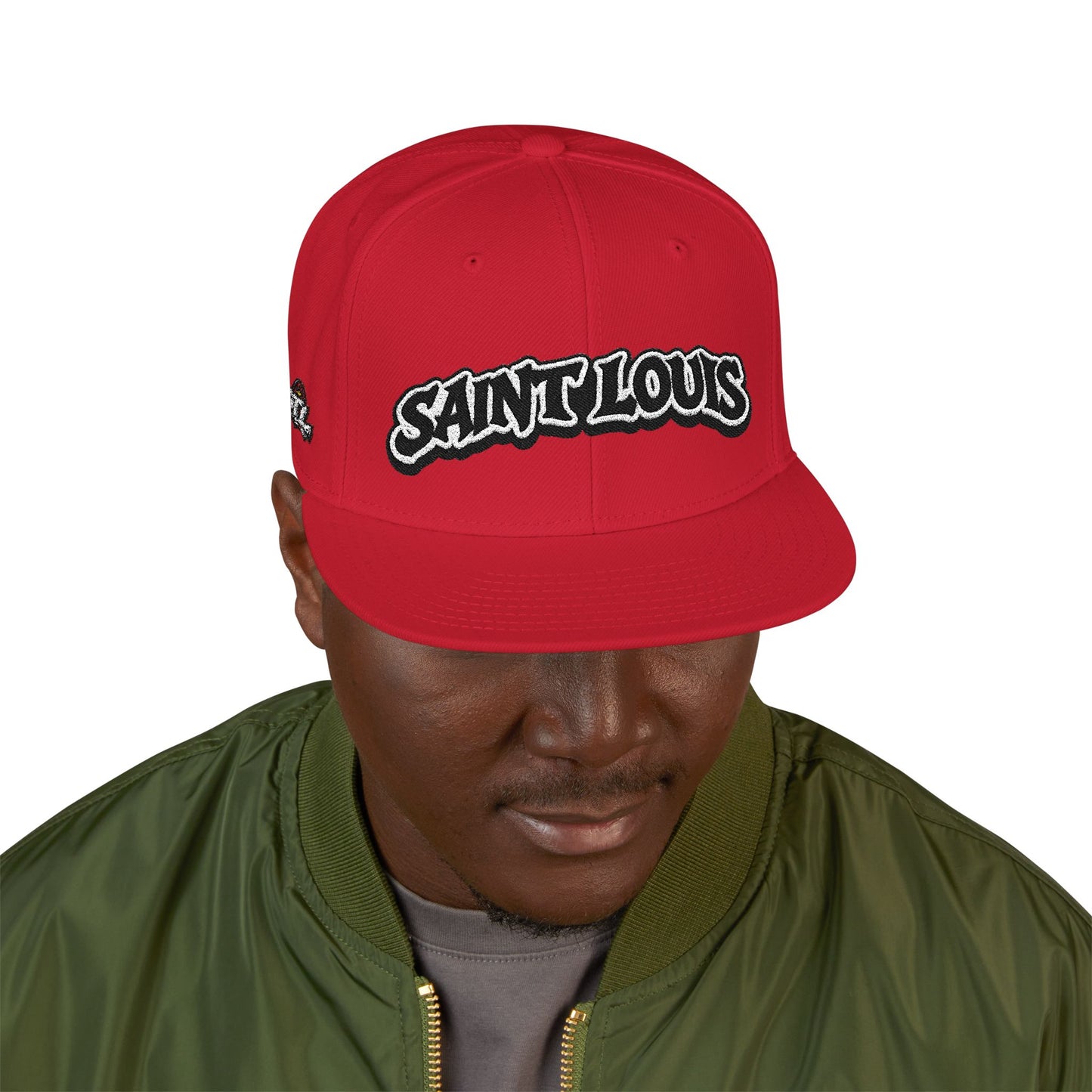Embroidered Saint Louis Snapback Hat — Bold Streetwear Cap