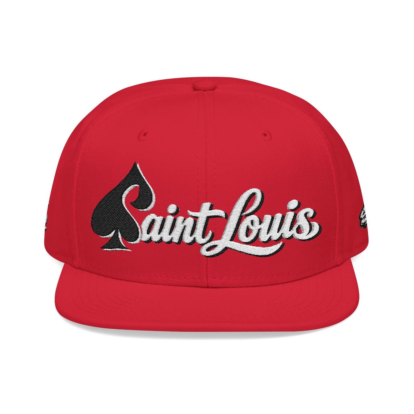 Embroidered 'Saint Louis' Snapback Hat