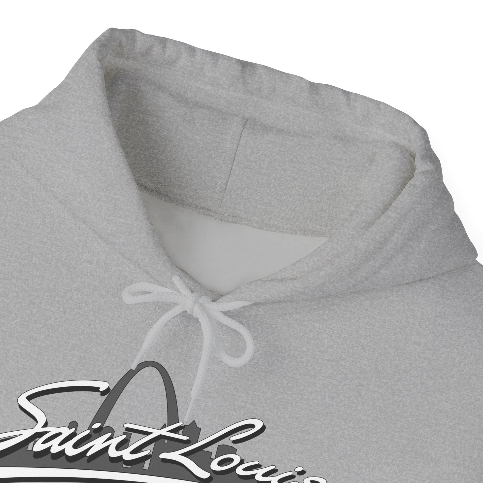 Saint Louis Graphic Hooded Sweatshirt Printify
