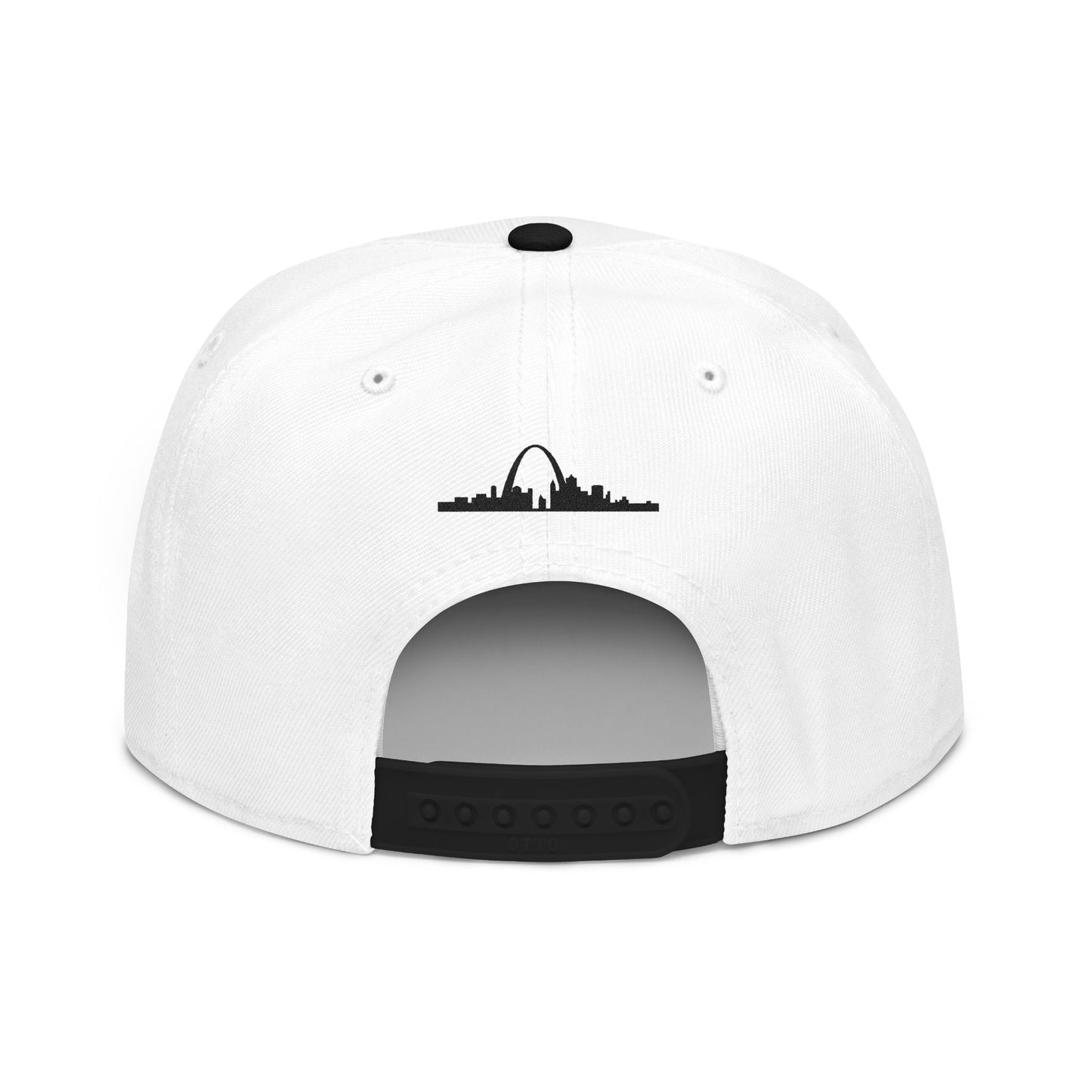 Embroidered Snapback-Full Front Saint Louis Logo Printify