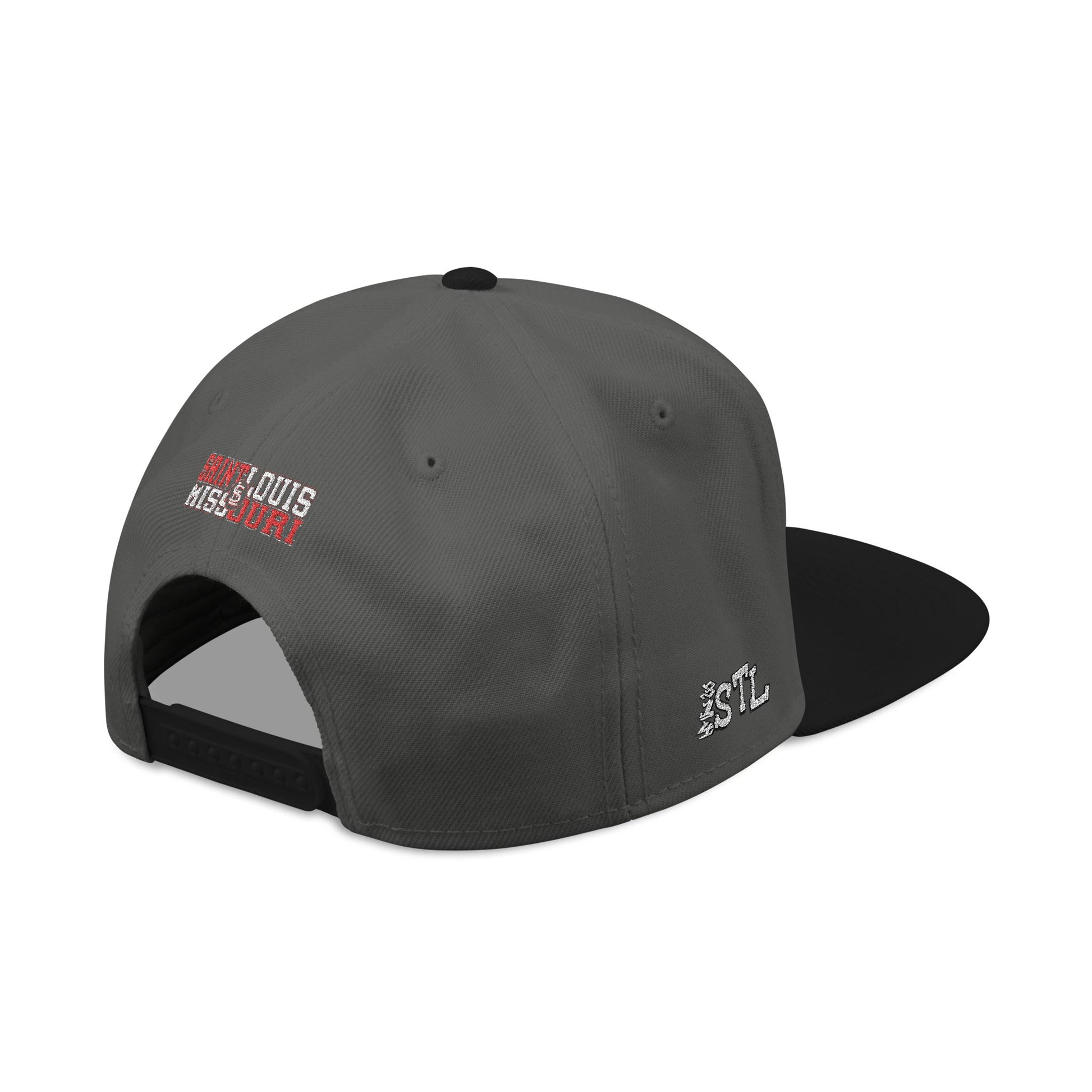 Snapback (Embroidery)-Offset Saint Louis Logo Printify