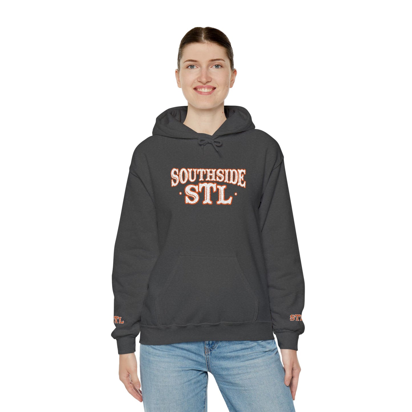 Embroidered Hoodie - Southside STL Design Printify