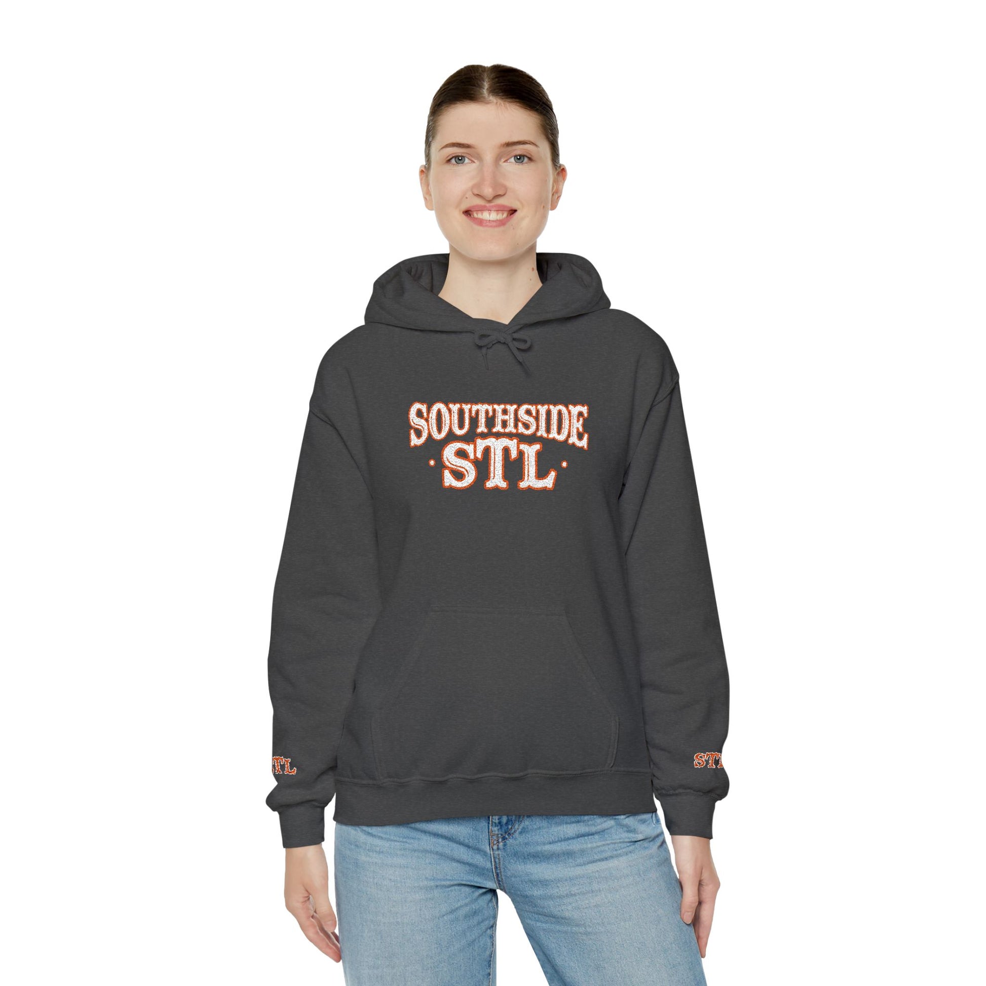 Embroidered Hoodie - Southside STL Design Printify