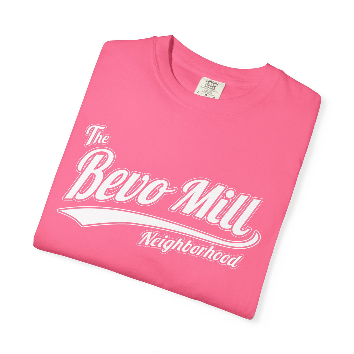 Bevo Mill Neighborhood T-Shirt — Vintage Script Local Pride Tee