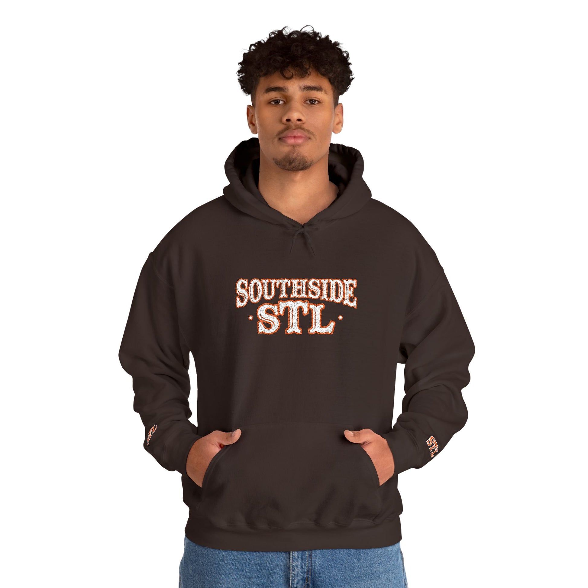 Embroidered Hoodie - Southside STL Design Printify