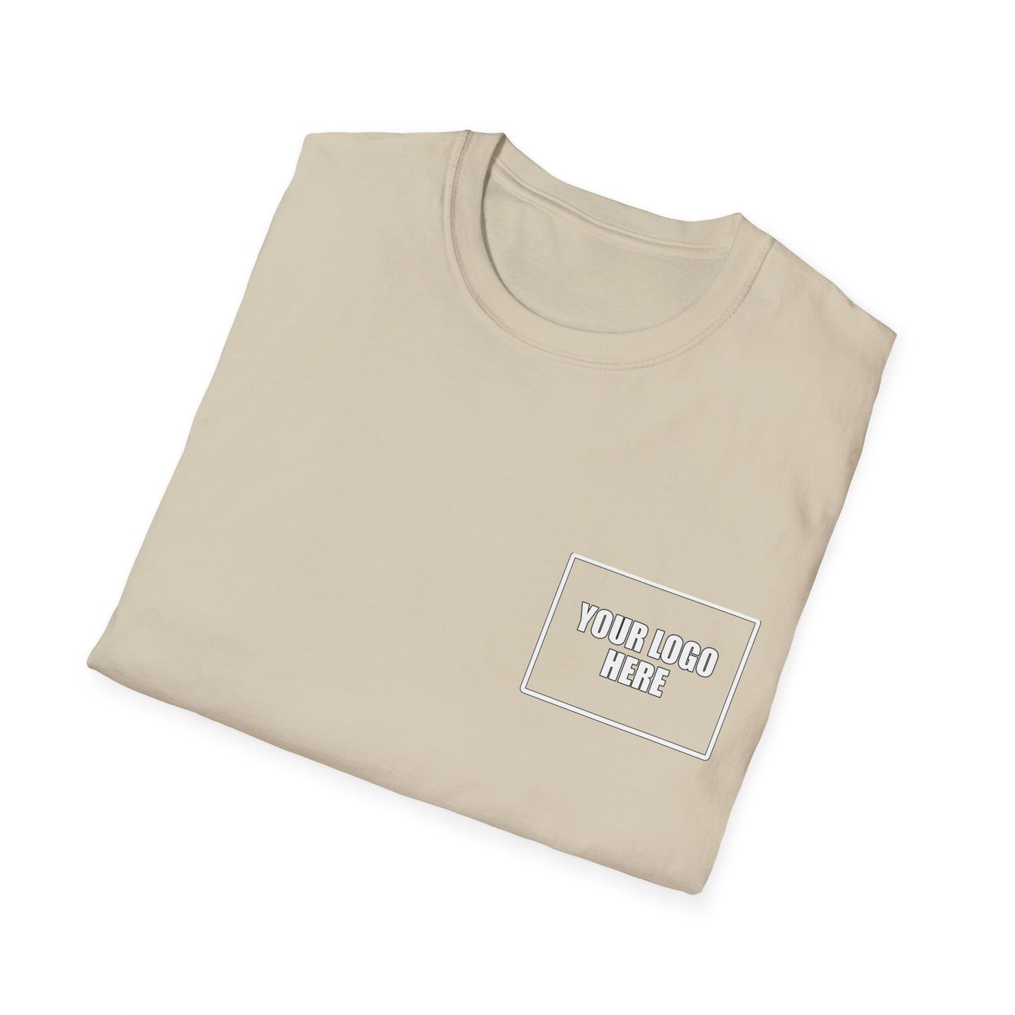 Custom Front Pocket Logo Work T-Shirt