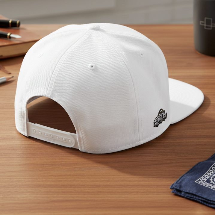 St. Louis Embroidered Snapback Hat — Retro Script Logo Cap ⚠️ Contains AI-generated models
