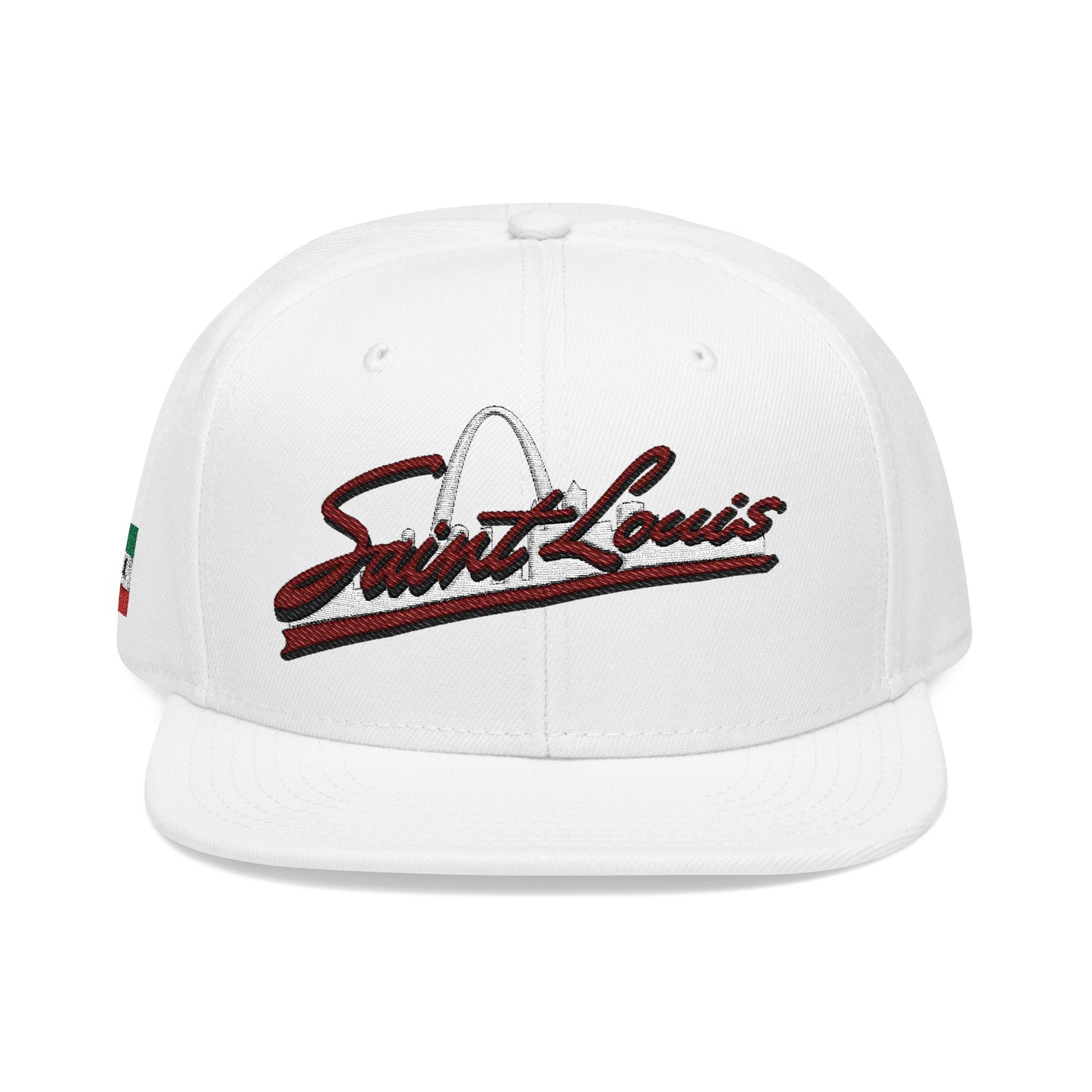 Snapback Hat - Saint Louis Full Front Embroidered - The Hill Neighborhood Edition Printify