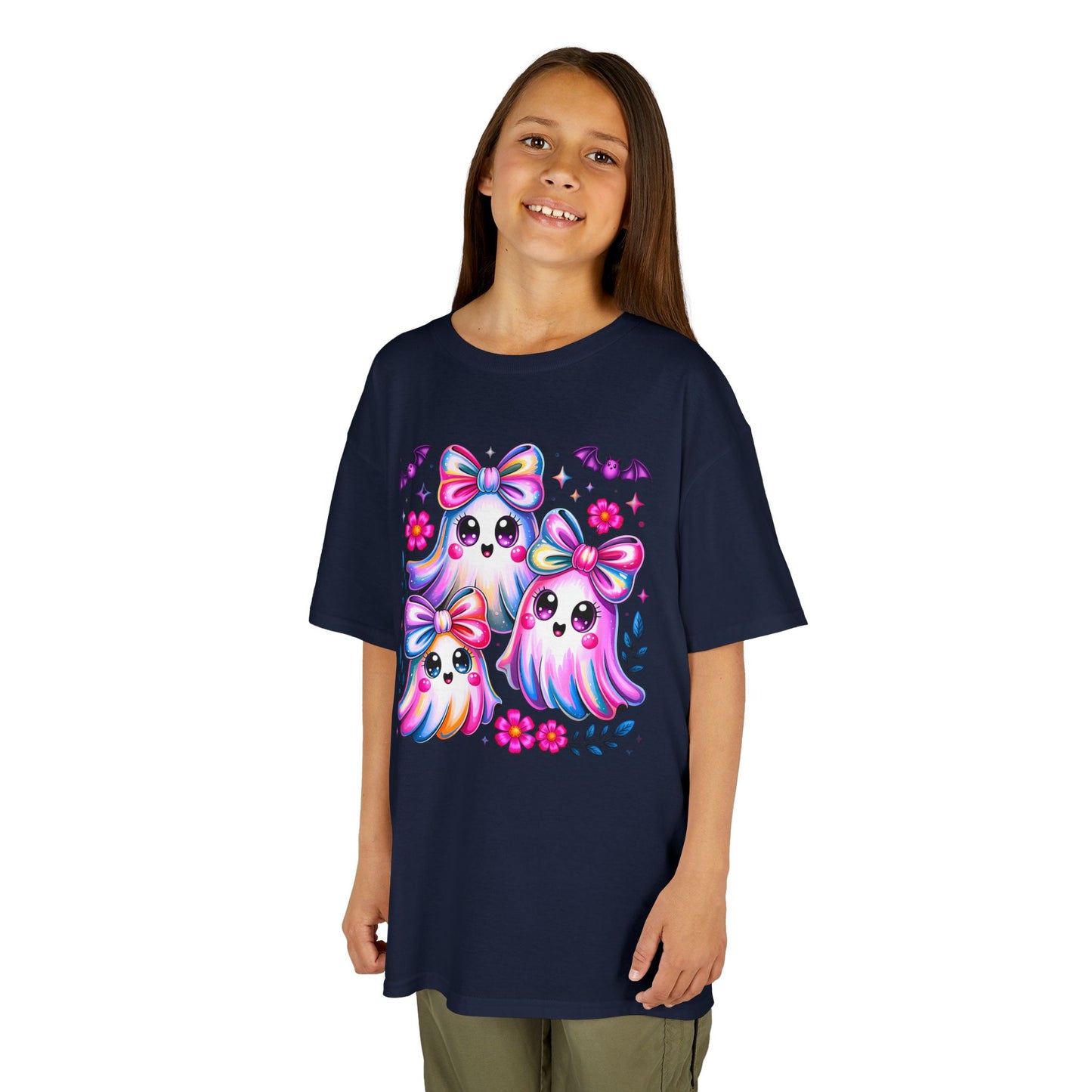 Kids Cute Colorful Ghost Tee