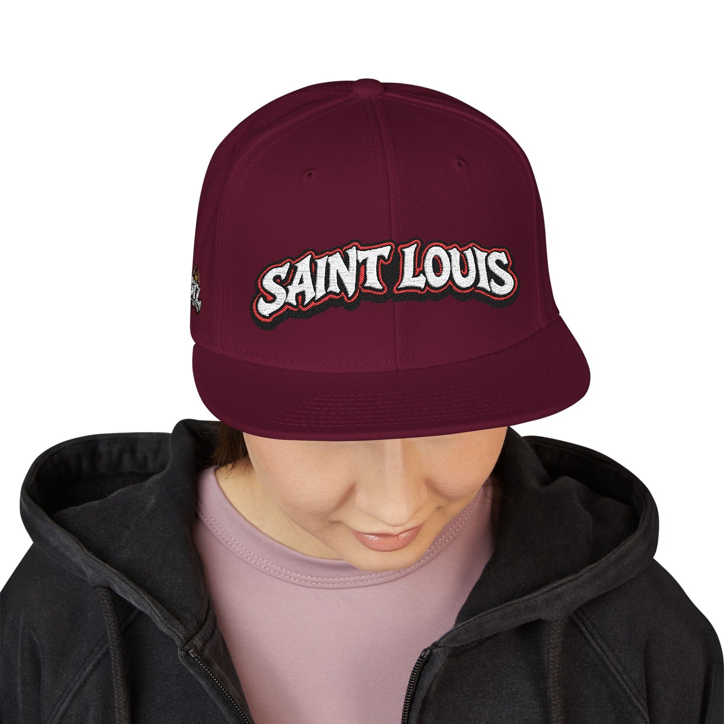 Snapback Hat — ‘St. Louis’ Embroidered Streetwear Cap