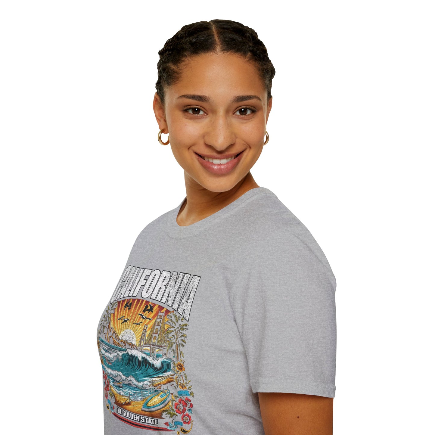California The Golden State Graphic Tee