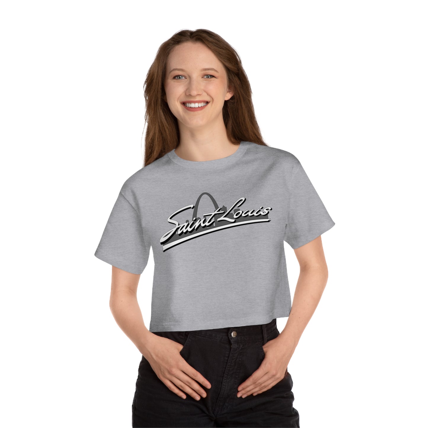 Saint Louis Graphic Women's Heritage Cropped T-Shirt