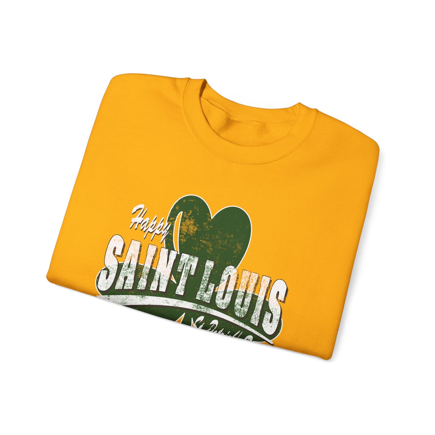 Saint Louis Shamrock Crewneck Sweatshirt — Retro St. Louis Pride Pullover