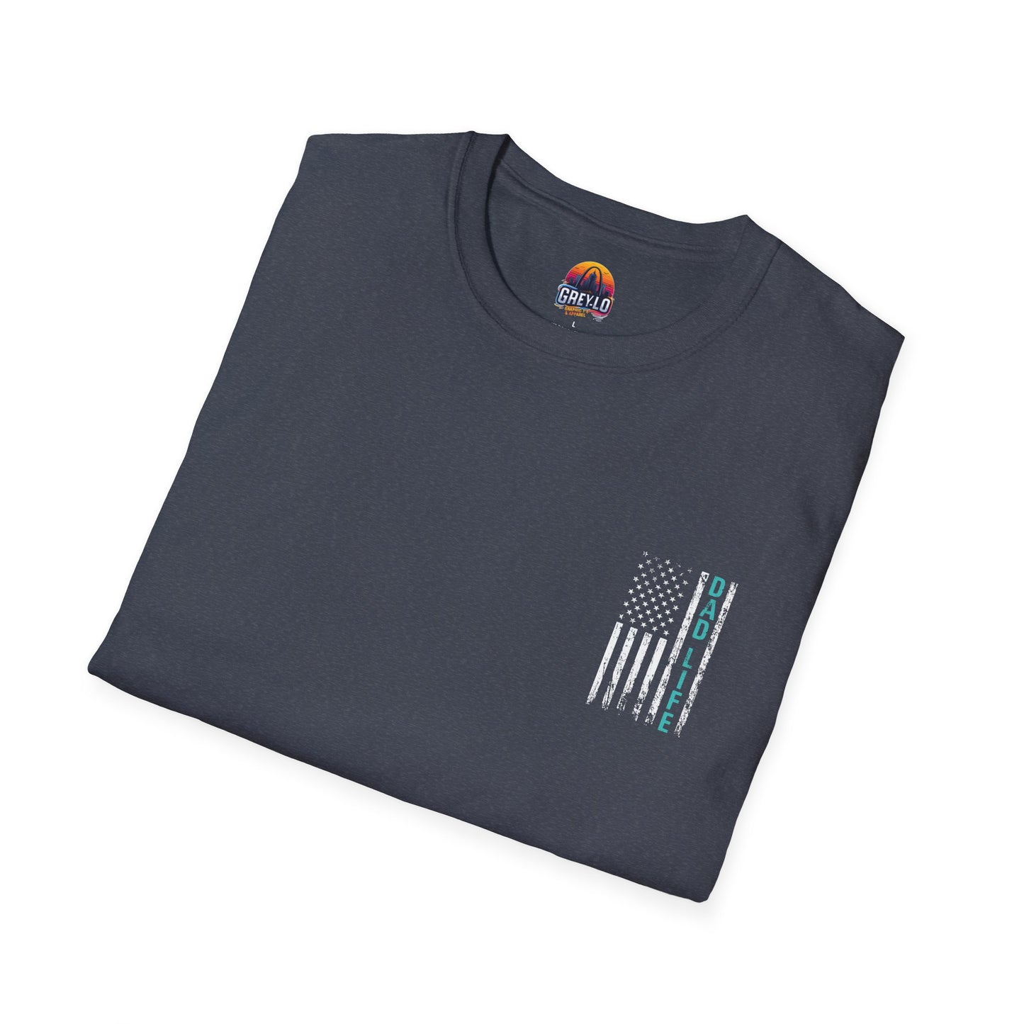Dad Life Front and Back Graphic Tee