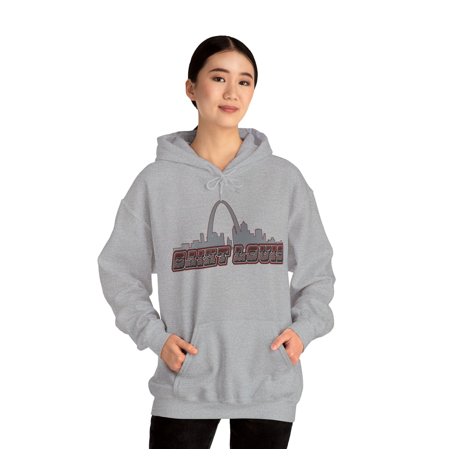 Saint Louis Graphic Hoodie - Unisex Sweatshirt Printify