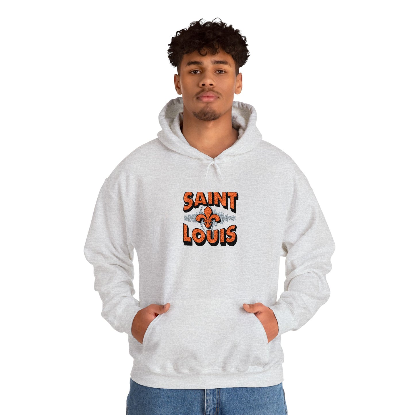Saint Louis City Skyline Embroidered Hoodie