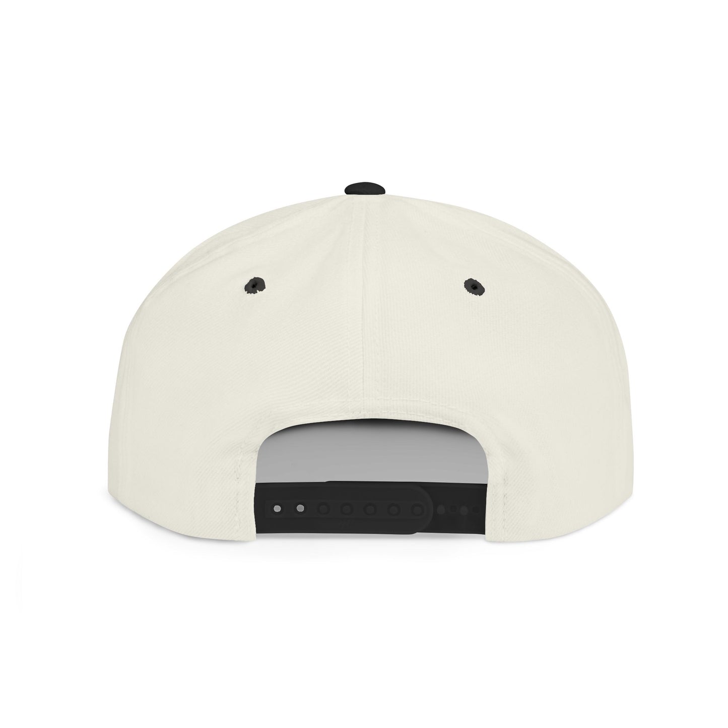 South Side Flat Bill Snapback blue outline Printify